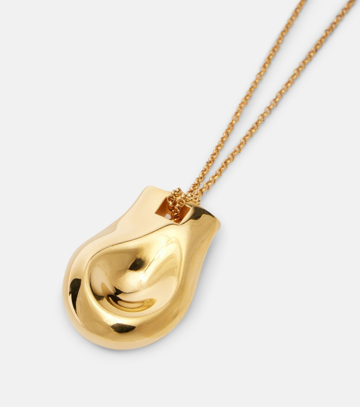 Khaite Keefe 18kt gold-plated pendant necklace