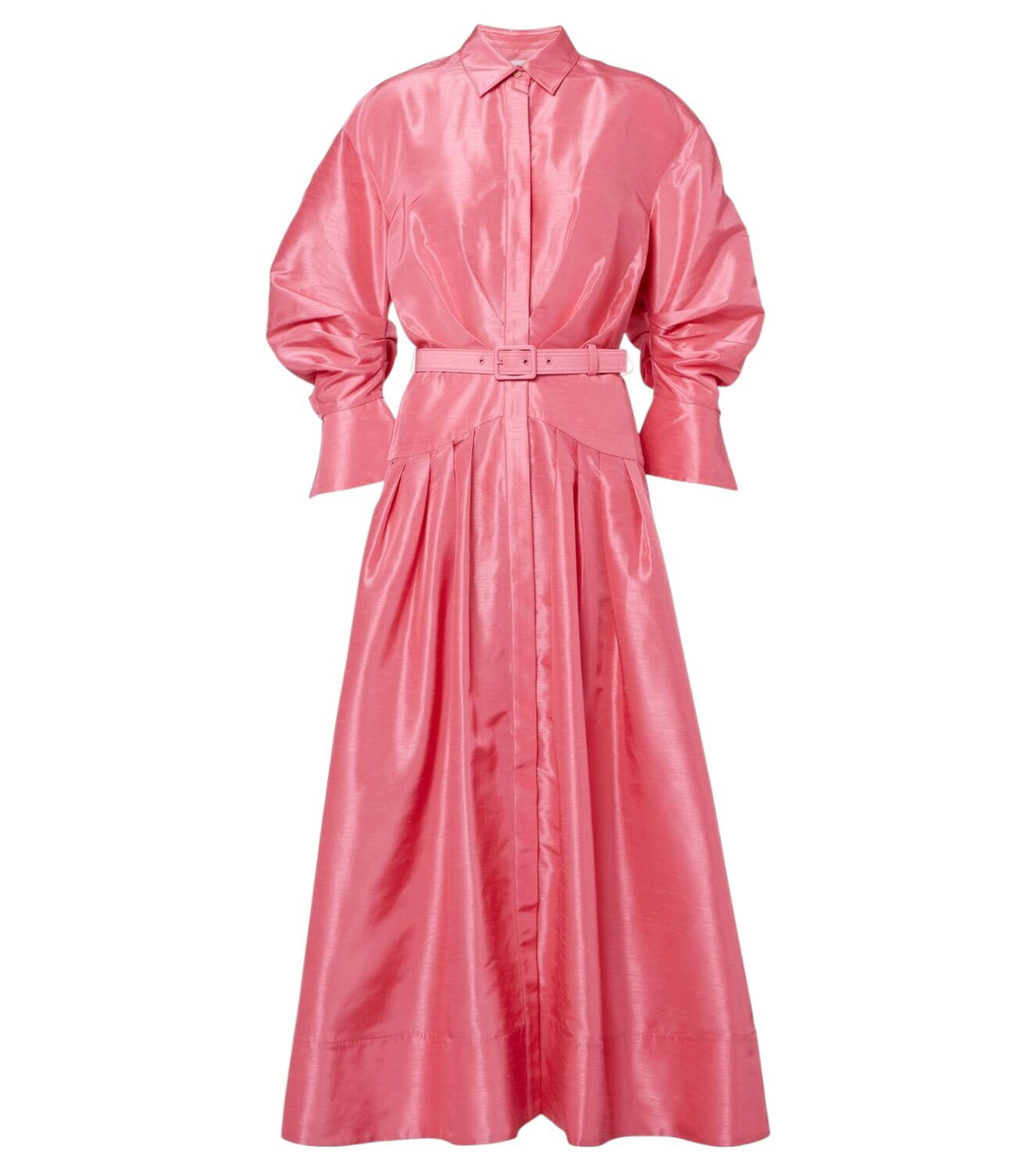 新作【Rebecca Vallance】Henrietta belted brocade gown Henrietta belted brocade gown in red - Rebecca Vallance