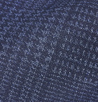 TOM FORD - 8cm Prince of Wales Checked Silk Tie - Men - Navy