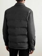 Brioni - Quilted Ripstop Down Shirt Jacket - Gray