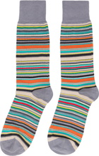 Paul Smith Six-Pack Multicolor 'Signature Stripe' Socks