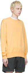 Lady White Co. Orange Cotton Sweatshirt