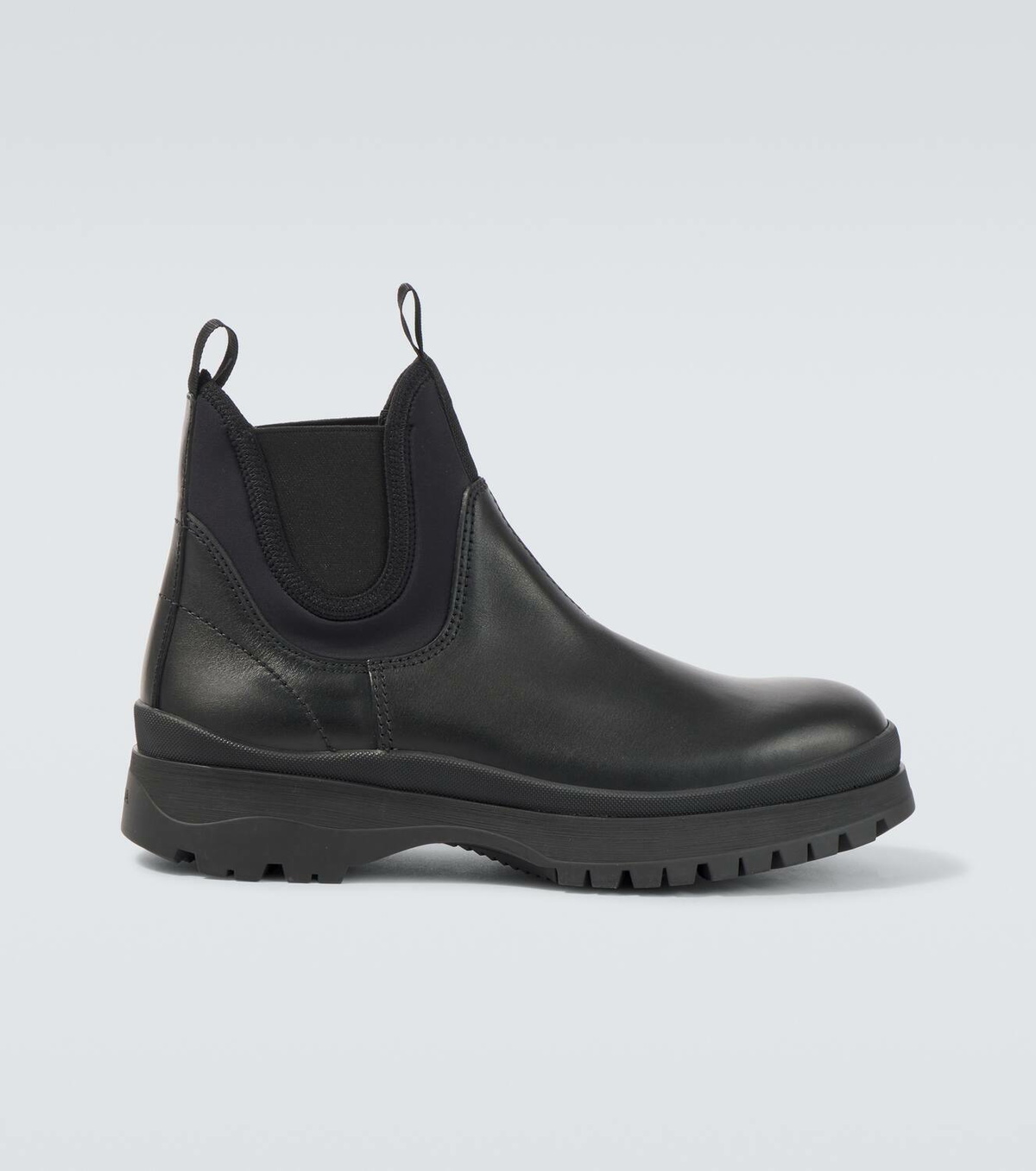 Prada Leather Chelsea boots