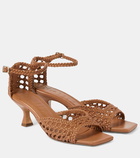 Souliers Martinez Veronica woven leather sandals