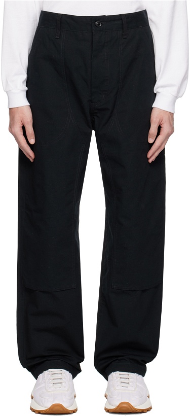 Photo: Engineered Garments Black Climbing Trousers