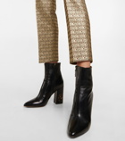 Etro - Perforated leather ankle boots