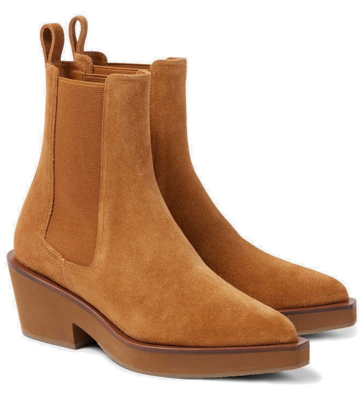 Photo: Clergerie Tegan suede ankle boots