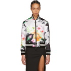 Off-White Multicolor Duchesse Varsity Jacket