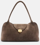 Versace Vivian suede shoulder bag