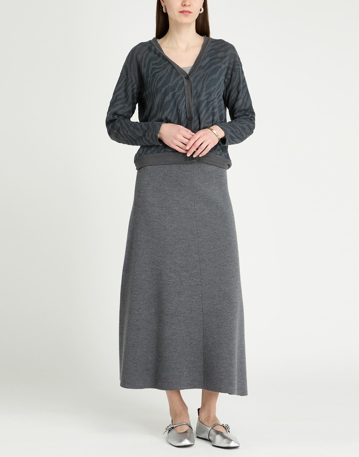 Crossley Womens Cardigan in Grey
