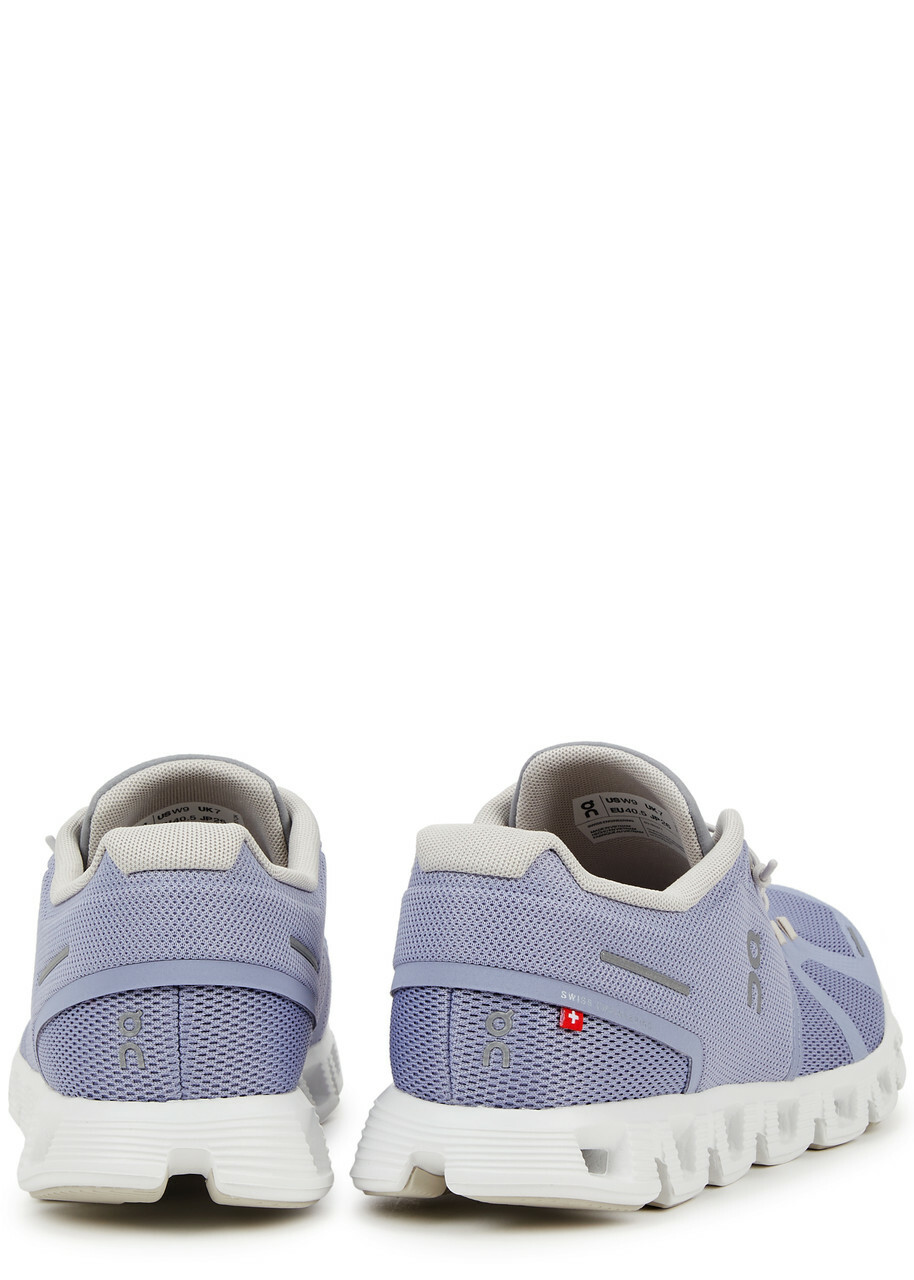 ON Cloud 5 Panelled Mesh Sneakers Blue