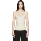 Ernest Leoty Off-White Jade Tank Top