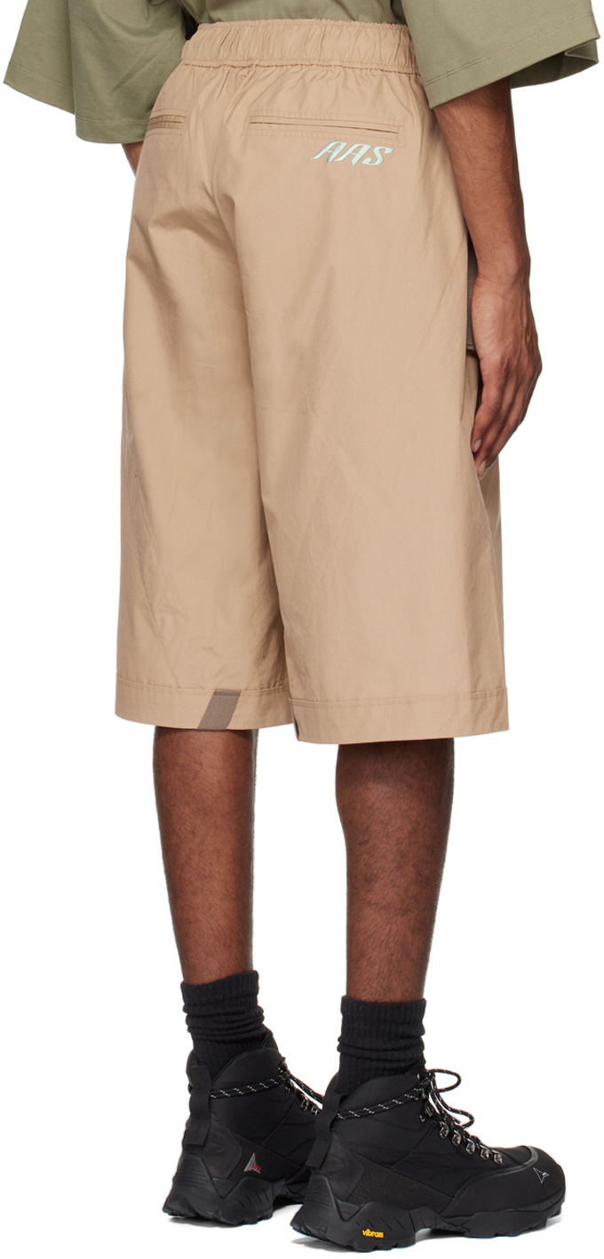 A. A. Spectrum Beige Blinders Shorts
