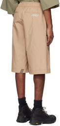 A. A. Spectrum Beige Blinders Shorts