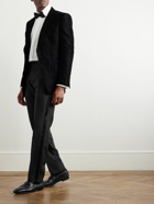 TOM FORD - Straight-Leg Wool and Silk-Blend Tuxedo Trousers - Black
