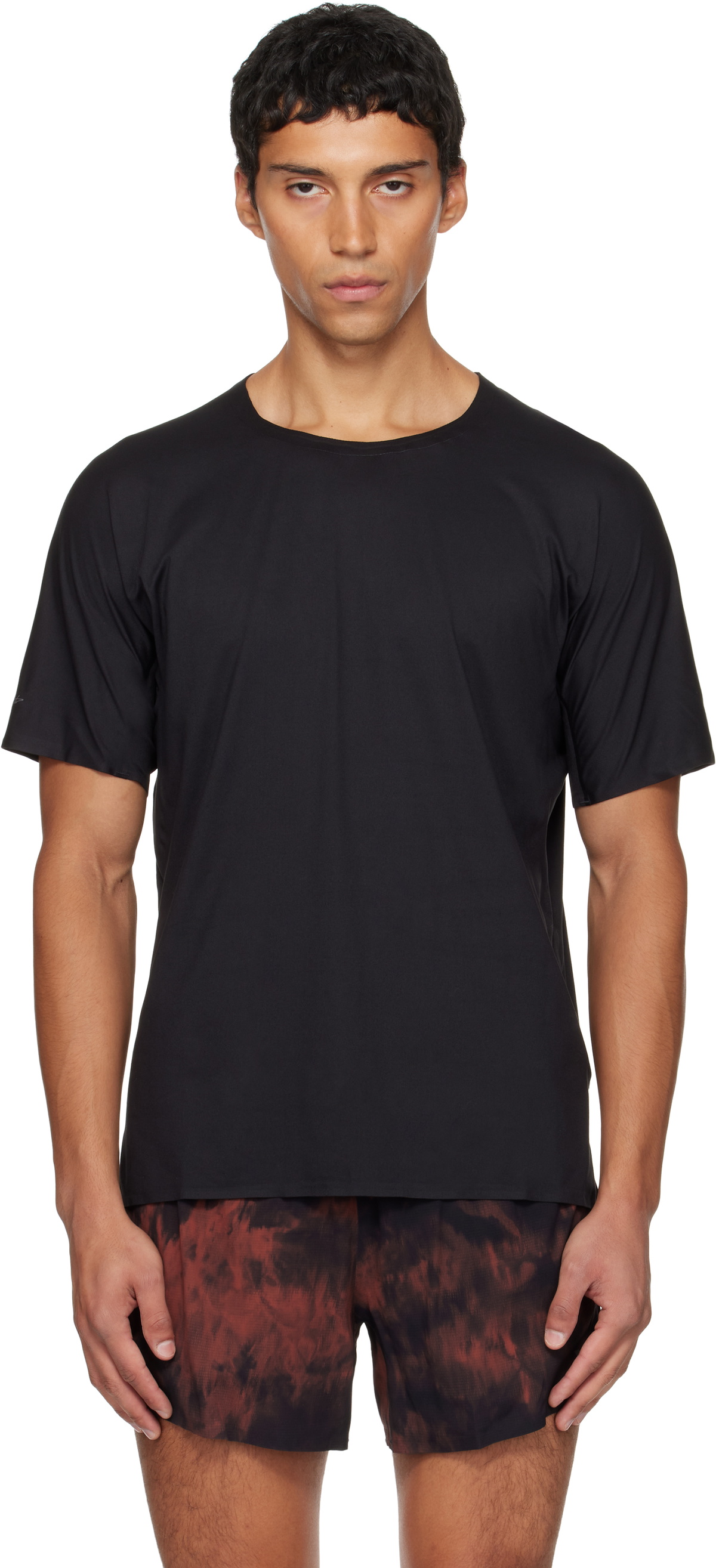 Y-3 Black Toketa Print Long Sleeve T-Shirt Y-3