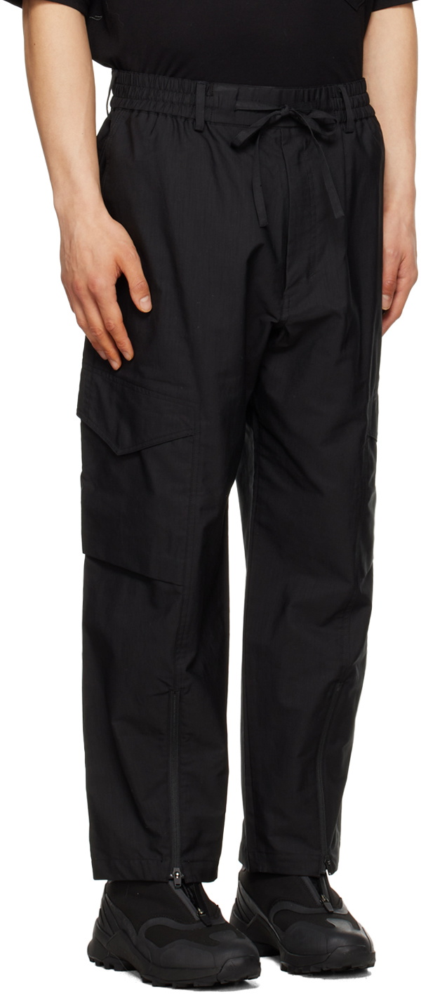 Y3 Black Workwear Cargo Pants Y3