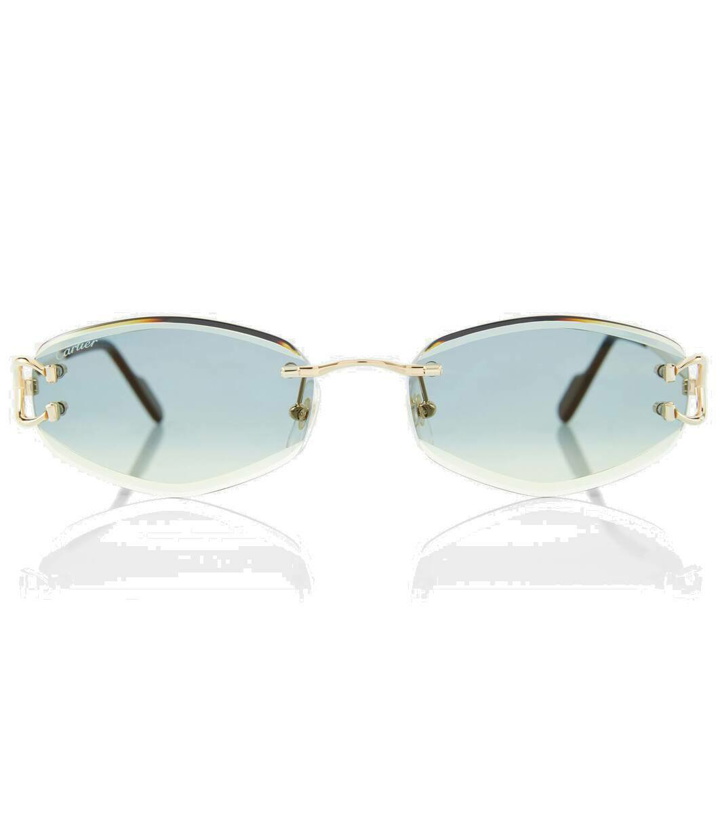 Photo: Cartier Eyewear Collection Signature C oval sunglasses