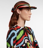 Pucci - Printed silk twill visor