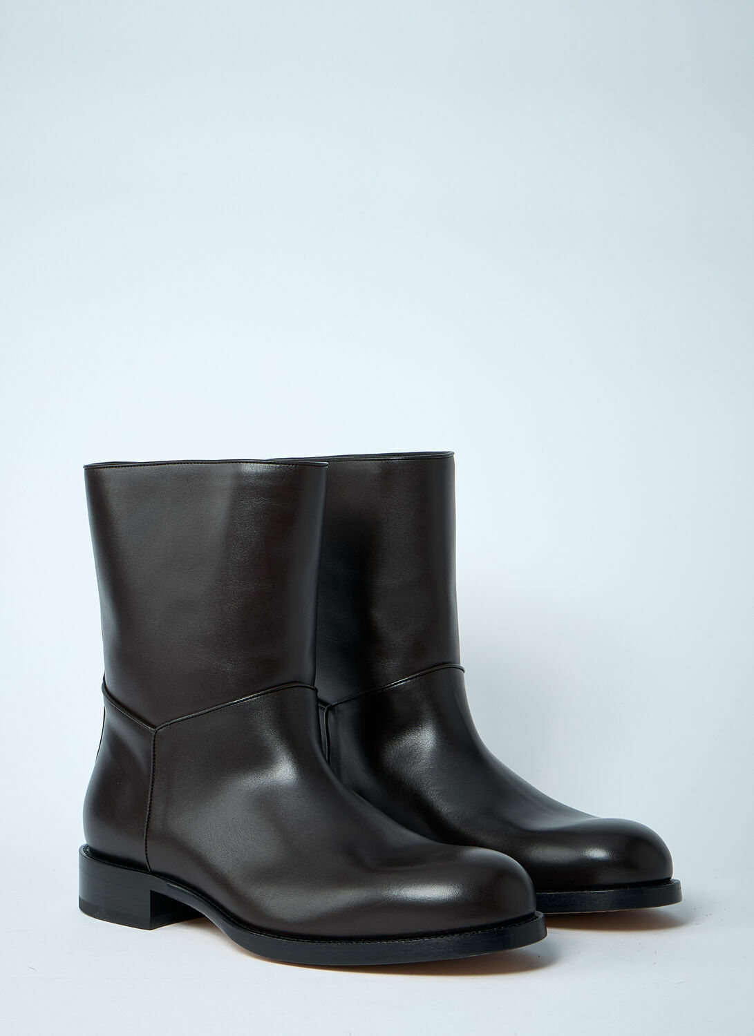 The Row Leather Nobilis Boots