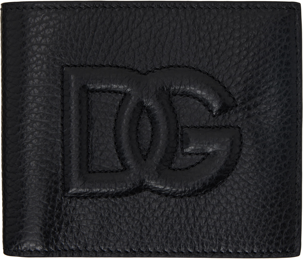 Dolce&Gabbana Black DG Logo Bifold Wallet