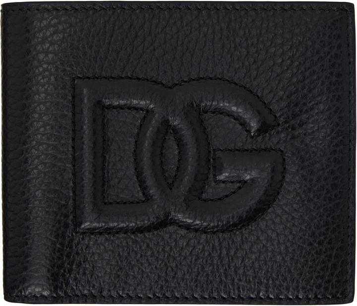 Photo: Dolce&Gabbana Black DG Logo Bifold Wallet