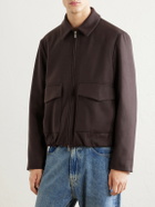 Barena - Wool-Blend Felt Blouson Jacket - Brown