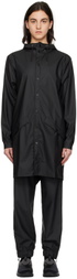 RAINS Black Long Coat