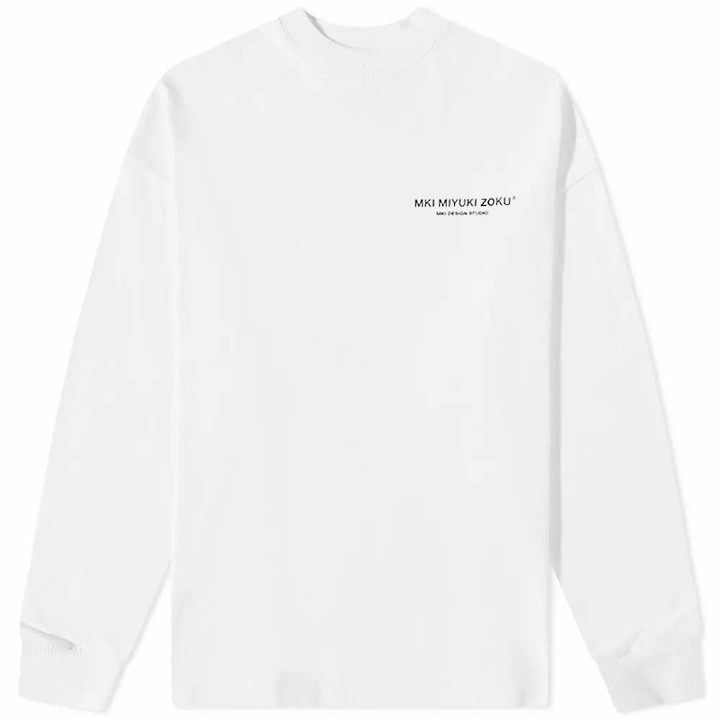 Photo: MKI Men's Long Sleeve Design Studio T-Shirt in White