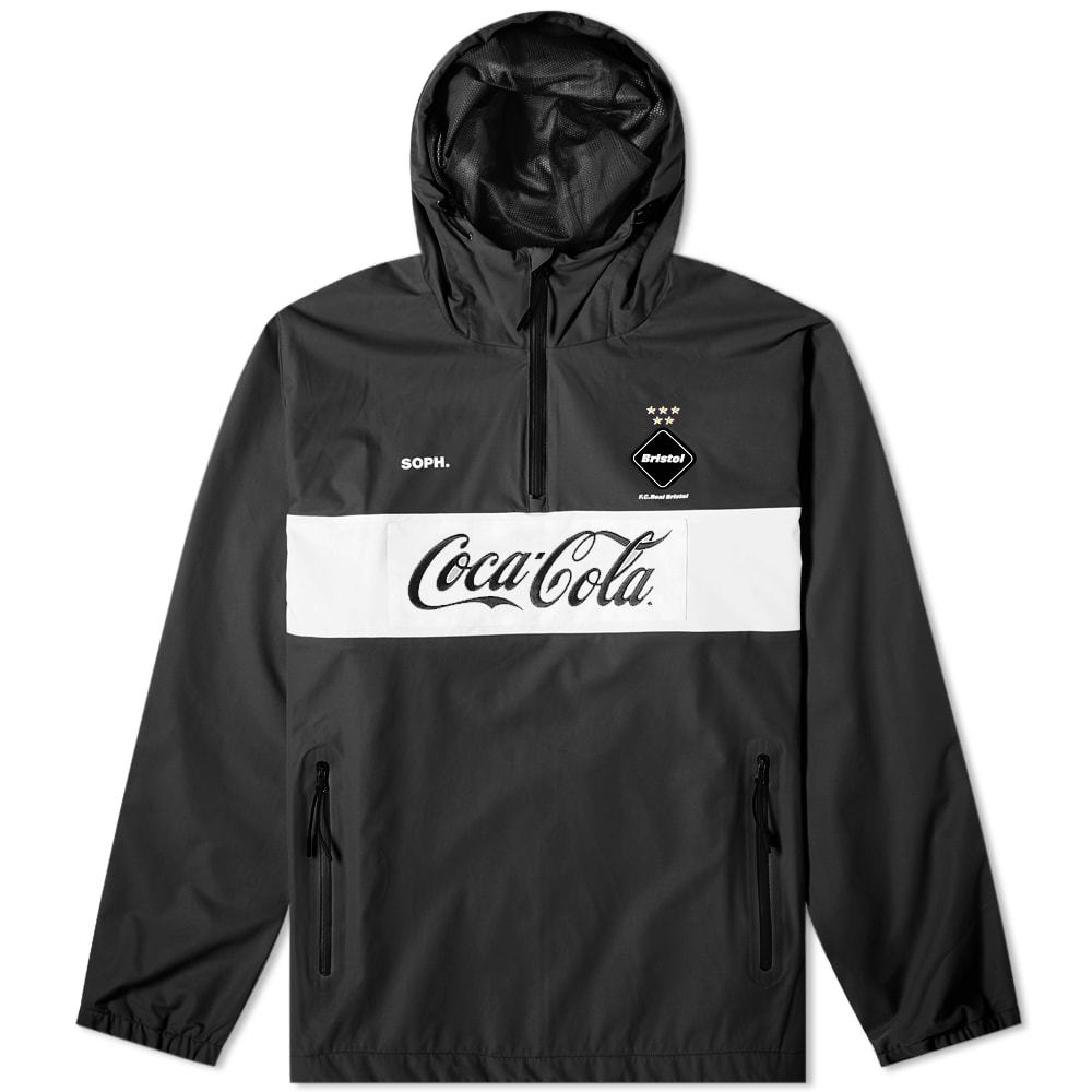 F.C.R.B Coca-cola HALF ZIP ANORAK-