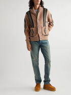 RRL - Intarsia Wool and Cashmere-Blend Cardigan - Neutrals