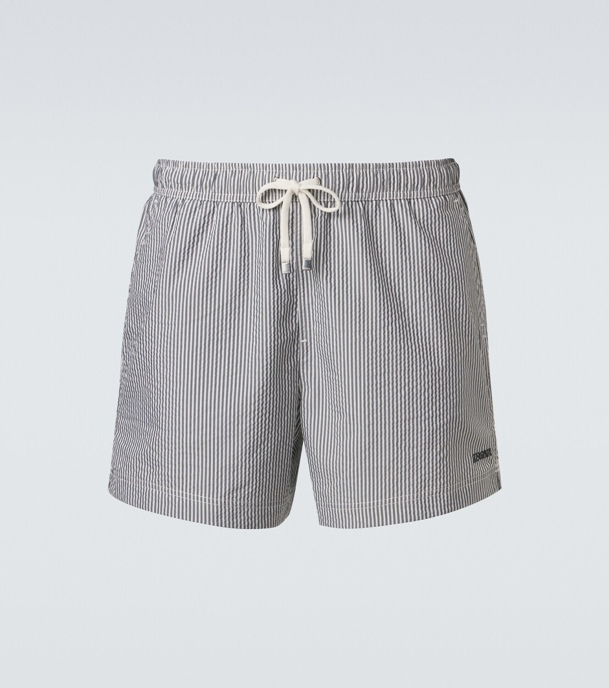 Zegna Seersucker swim trunks