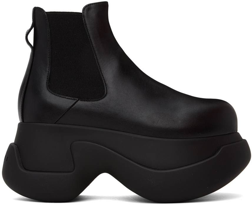 Marni Black Chunky Chelsea Boots Marni display picture 1