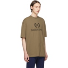 Balenciaga Tan BB T-Shirt