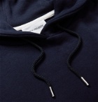 Norse Projects - Vagn Logo-Print Loopback Cotton-Jersey Hoodie - Blue