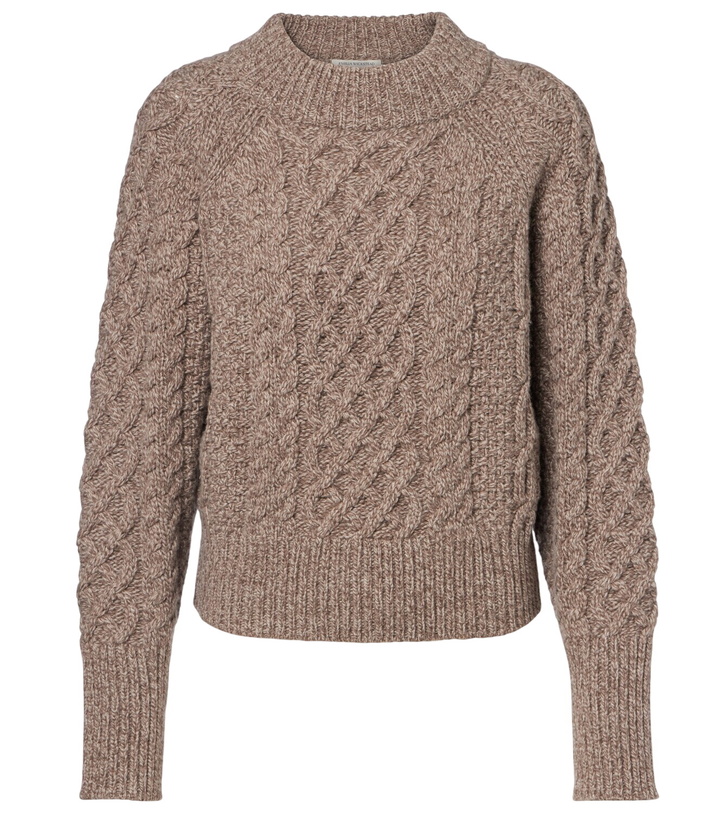 Photo: Emilia Wickstead Emory cable-knit wool sweater