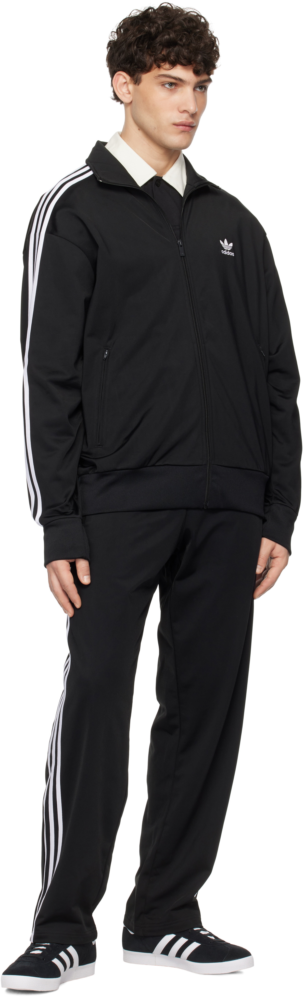 adidas Originals Black Adicolor Classics Firebird Track Jacket