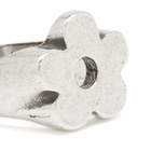 TwoJeys Men's Flower Ring in Silver