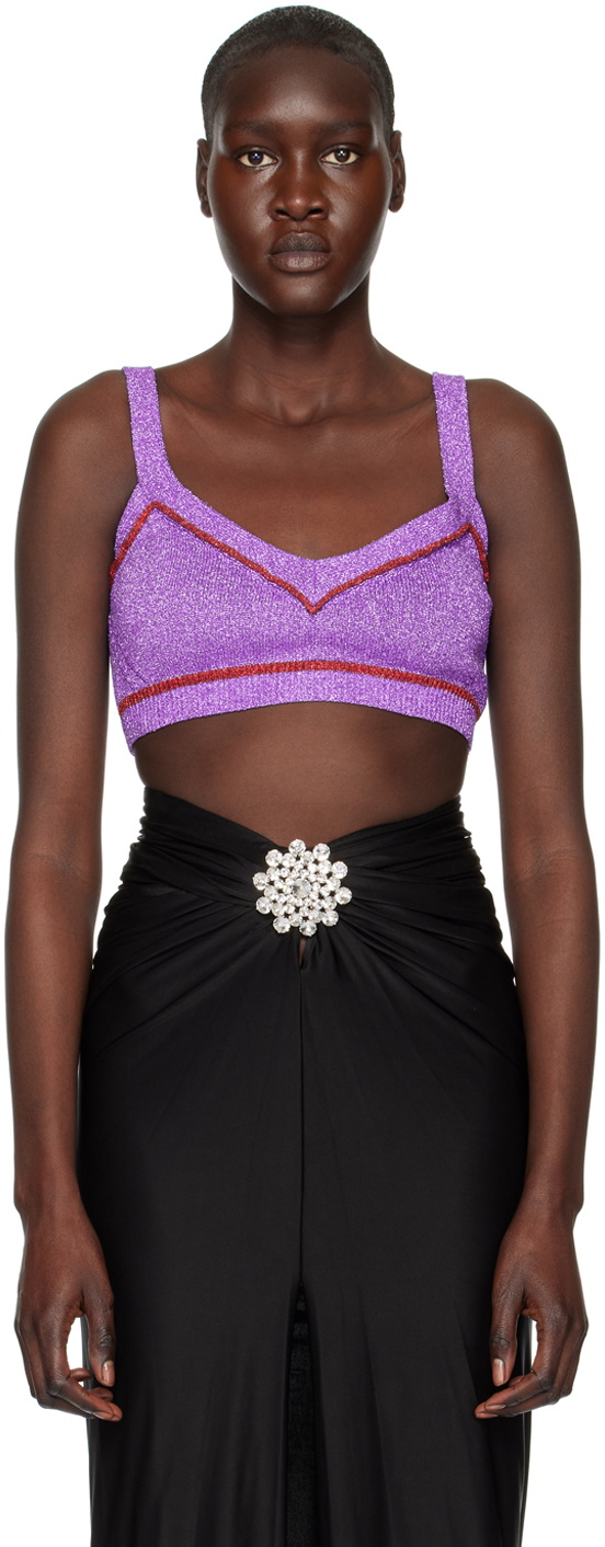 Shop paco rabanne Sleeveless Lace Cropped Tops Tanks & Camisoles