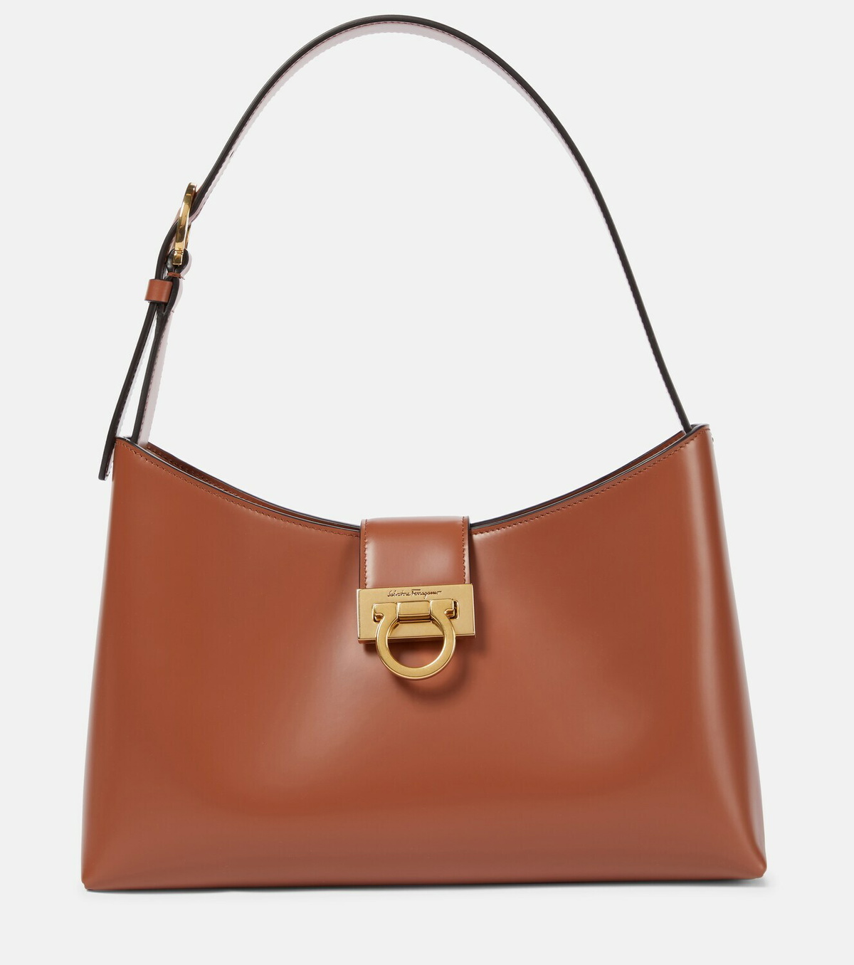 Ferragamo - Trifolio Small leather shoulder bag Salvatore