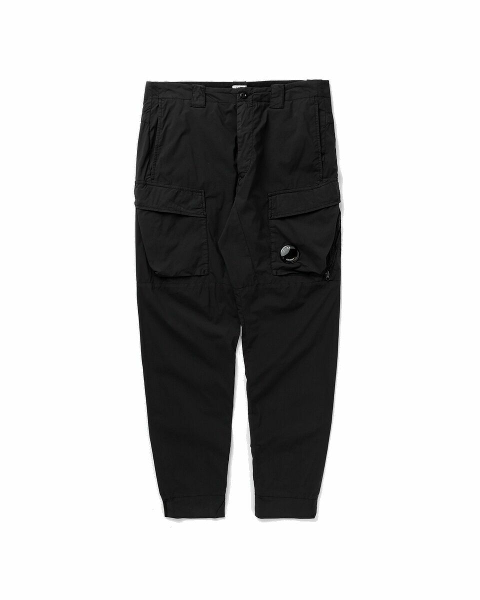 Photo: C.P. Company 50 Fili Stretch Cargo Pants Black - Mens - Cargo Pants