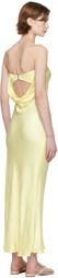 BEC + BRIDGE Yellow Moon Dance Strapless Maxi Dress