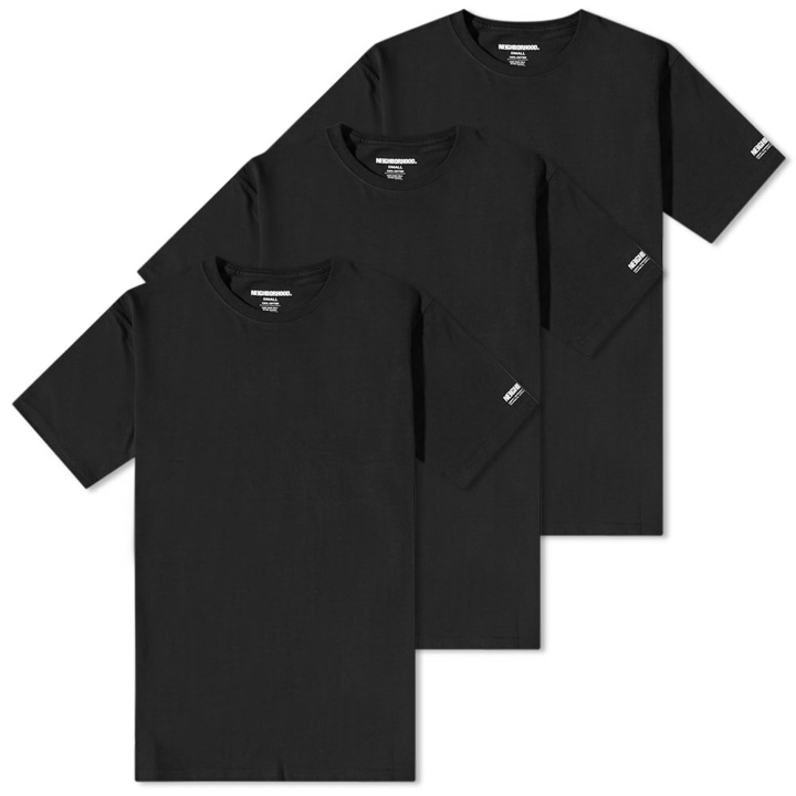 Photo: Neighborhood Men's Classic T-Shirt - 3 Pack in Black