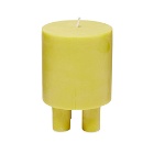 Yod and Co Stack Candle Prop in Acid Yellow