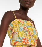 Velvet - Floral cotton top