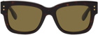 Gucci Tortoiseshell Rectangular Sunglasses