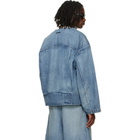 Fear of God Indigo Lapelless Denim Jacket