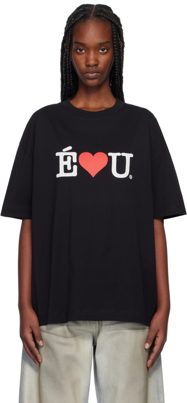 Photo: Études Black 'ÉLU' Relax T-shirt