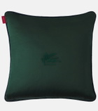 Etro Printed cotton cushion