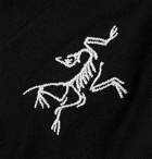 Arc'teryx - Rho Logo-Embroidered Stretch-Wool Neck Gaiter - Black